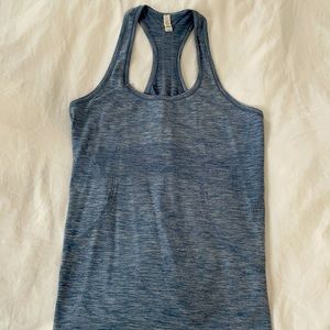 Light blue workout tee Lululemon